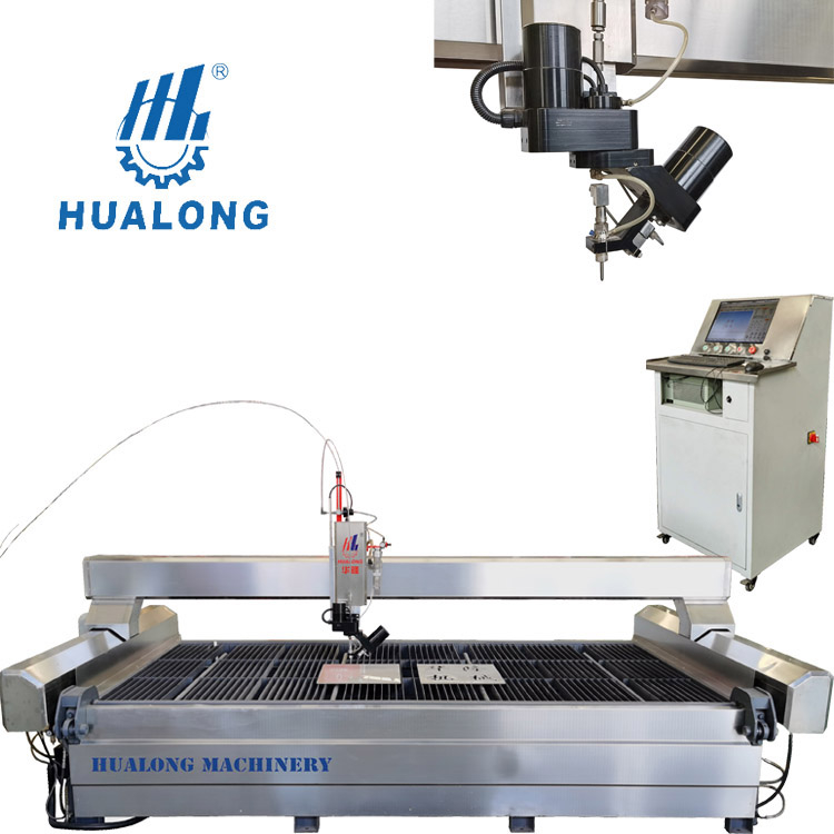 Hualong Steinschneidemaschinen Hlrc-4020 CNC Wasserstrahlschneider Steinmaschine Fliesen Marmor Granit Schneidemaschine mit Wasser