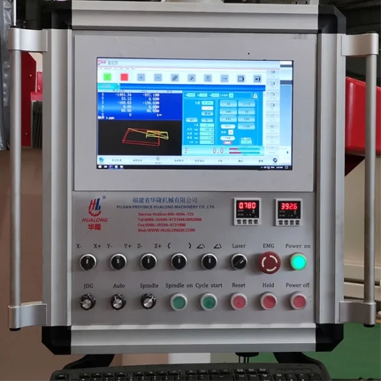 HUALONG Steinschneidemaschine HSNC-500 3-Achsen-CNC-Brücken-Steinsäge-Schneidemaschine für die Verarbeitung von Arbeitsplatten-Küchentischspülen