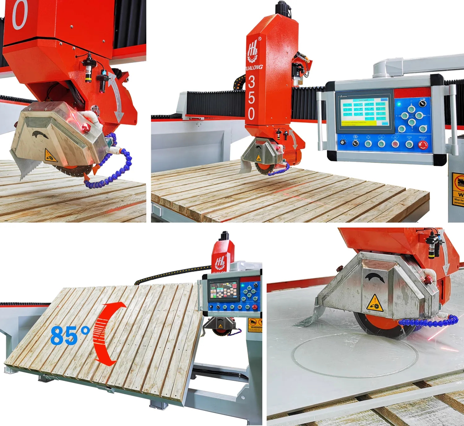 4 Achsen Steinbrücke Sägenmaschine