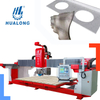 Hualong Stone Machinery Multifunktionale Granitplattenschneidemaschine 5-Achsen-CNC-Brückensägen-Steinschneidemaschine HKNC-500