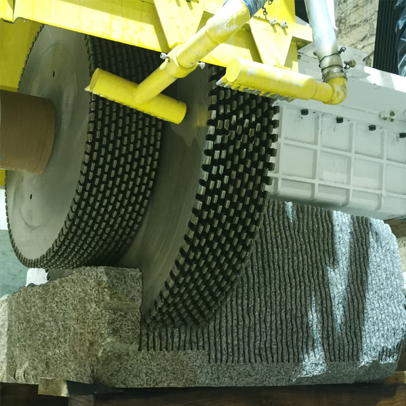 HUALONG Machinery Bridge Type Rock Cutting Sägen Granitblock-Schneidemaschine für geschnittenen Naturstein HLQY-2500