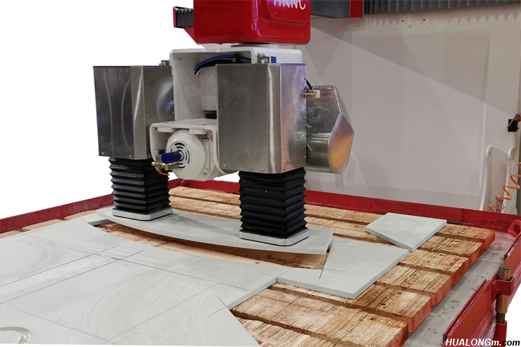 5-Achsen-CNC-Fräser-Stein-Marmor-Granit-Schneidbrücke-Maschine zum Fräsen und Gravieren von Sink-Schneidplatten