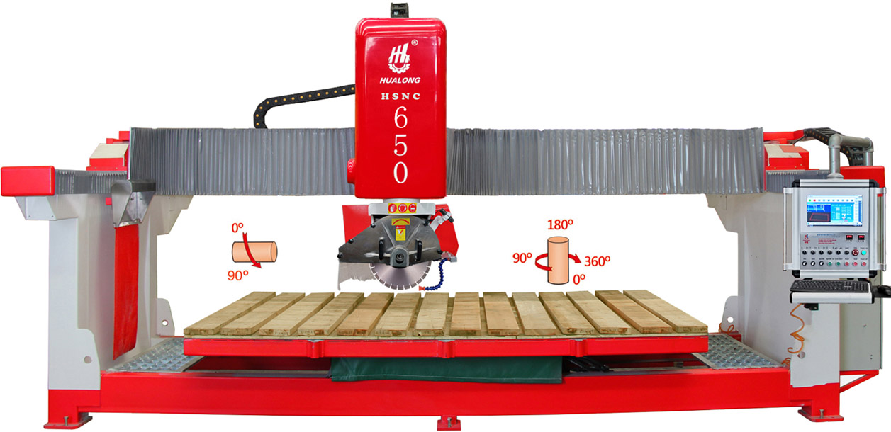  3-Achsen-CNC-Brückensteinschneidemaschine Günstige Horizontalfräsmaschine zum Verkauf